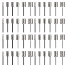 Stone Carving Set, 48PCS Diamond Burr Bits for Stone Rocks Glass Ceramics  Rotary Tools(4mm 5mm 6mm 8mm 10mm 12mm)