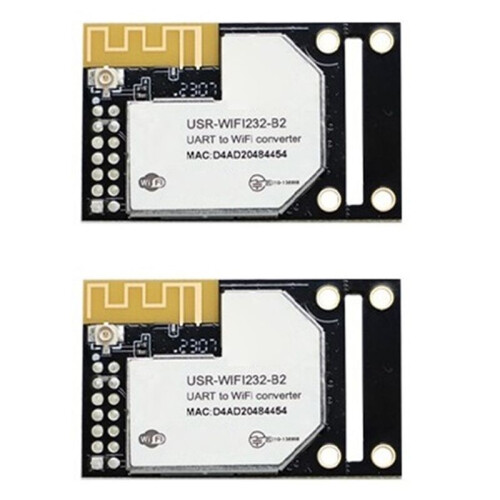 2X USR-WIFI232-B2 Moduli da UART A WiFi/Ethernet Modulo Seriale TTL Integrato A Wifi Supporto da Modbus RTU A Modbus TCP