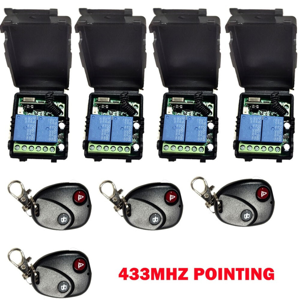 Dc12v 2Ch Relay Receiver Wireless Remote Control Switch Module Rf Transmitters 9028731602936