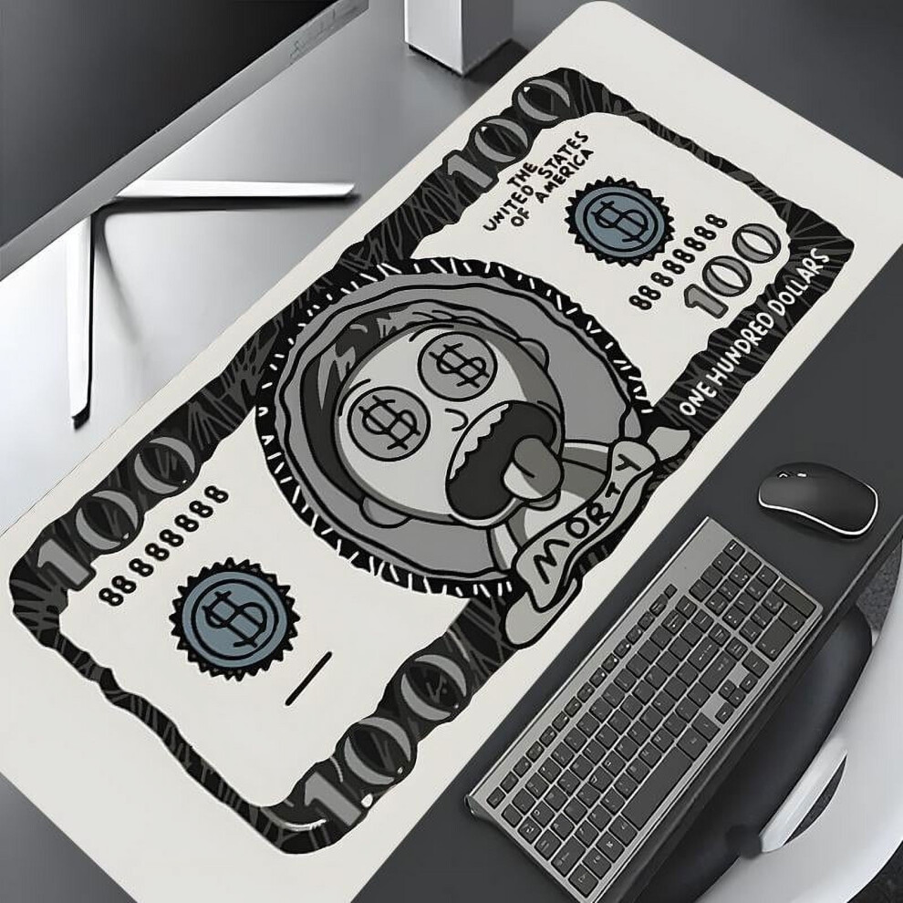Spoofed Dollar Design Mouse Pad, Large Non-Slip Gaming Pad Compatible With Laptop & Desktop 9028731651989