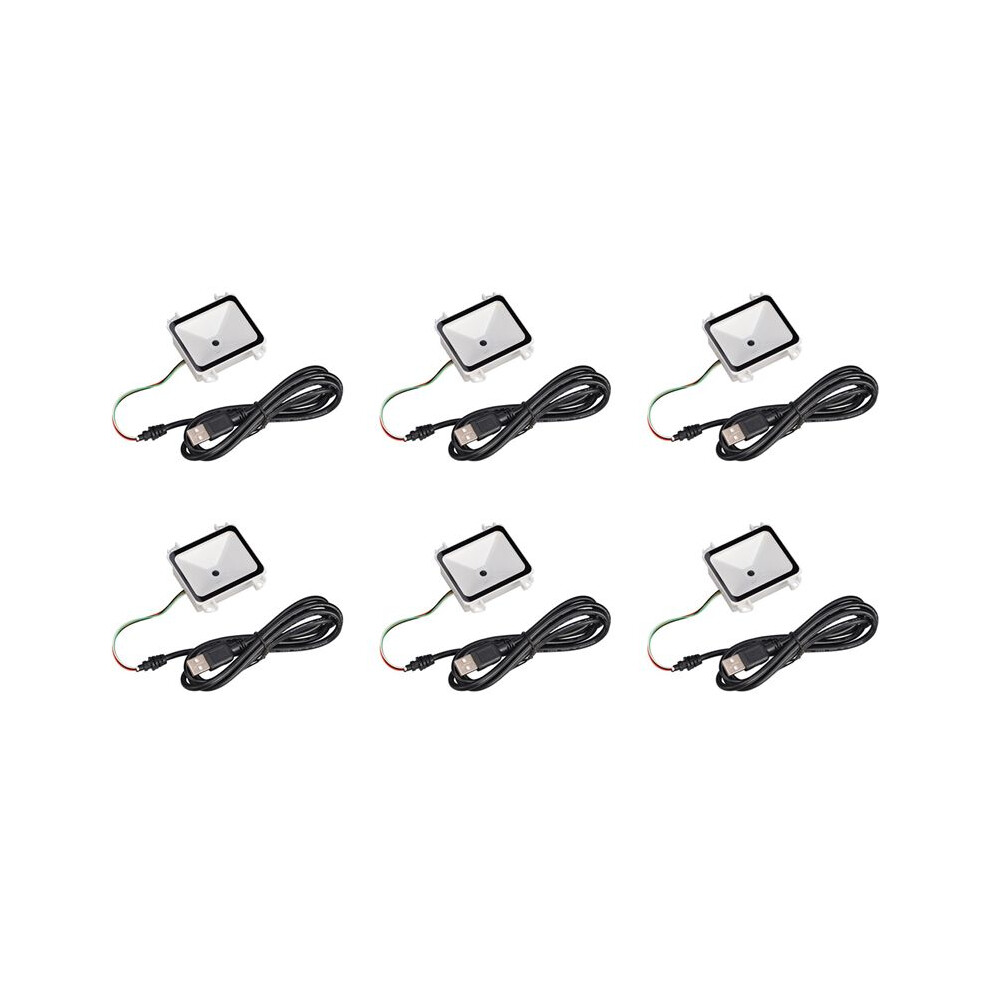 6X Embedded 2D Barcode Scanner Usb Qr Barcode Reader Rs232 Ttl Interface Kiosk Small Fixed Installation Barcode Printer 4711580886989