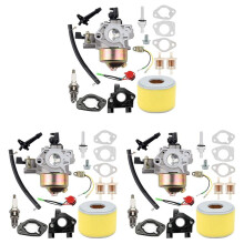 3X GX240 Carburetor Carb för GX 240 8.0HP GX270 GX 270 9HP Motor Ersätter16100-ZH9-W21 med Luftfilterjusteringssatser