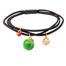 Enamel hair accessories headband adult head flower hair rope strawberry orange pomegranate pendant rubber band head rope