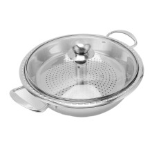 Stainless Steel Induction Saucepan with Basket & Lid – Thick‑Insulated Seafood & Stockpot for Gas, Electric & Commercial Use