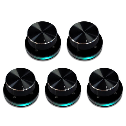 5X USB Volume Controller Computer USB Volume Adjustable Controller Support Shortcut Keys Customizable with RGB