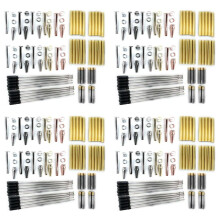 Slimline Wooden Twister Pen Set 40 Pcs, Various Finishes 7mm Twister Pen Set
