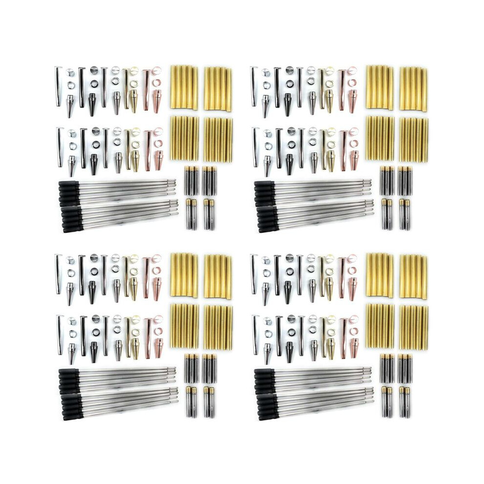Slimline Wooden Twister Pen Set 40 Pcs, Various Finishes 7Mm Twister Pen Set 6032048563975