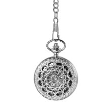 Men's Automatic Skeleton Pocket Watch with Roman Numerals