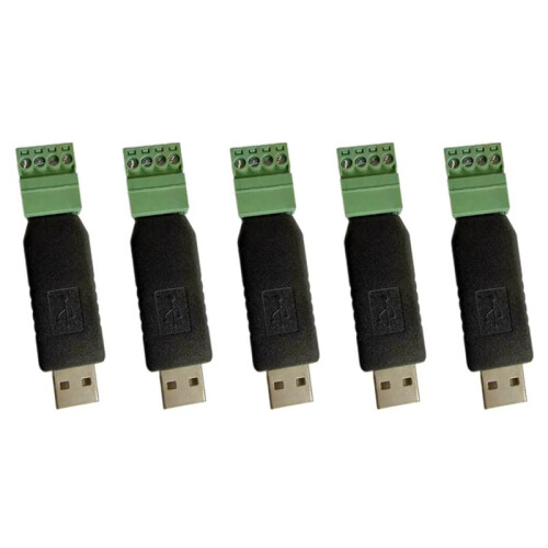 5X Conversor 5V Wiegand Wg para USB HID-USB Teclado Conecte e Jogue Módulo de Conversão WG para USB