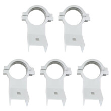 5X Soporte LNB de Banda KU para Antenas Satelitales, Soporte de Plástico de 20 mm, Resistente A la Intemperie para Antenas de Varios Tamaños.