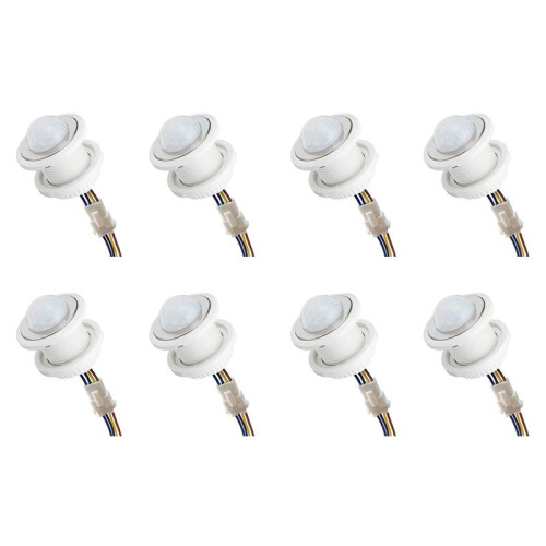 8X  Motion Sensor Light  110-220V PIR Sensor  Detection  Delay Adjustable Infrared Induction Detector
