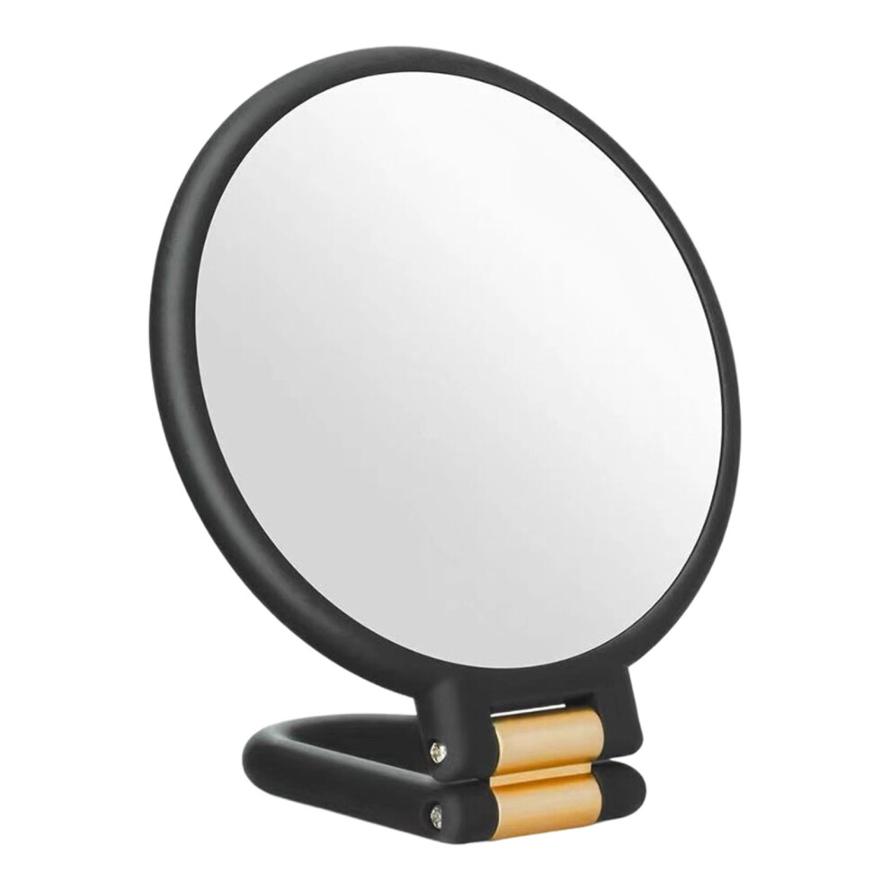 Black/Gold 50X Magnification Mirror Double Side Portable