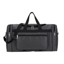 24" Sports Duffel Bag, Lightweight & Water-Resistant Weekender for Gym, Travel, Sports – Gray