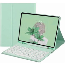 Capa com teclado e suporte para S Pen para Galaxy Tab S6Lite 2024/2022/2020 (SM-P620/P625/P613/P619/P615/P610), compatível com S6Lite