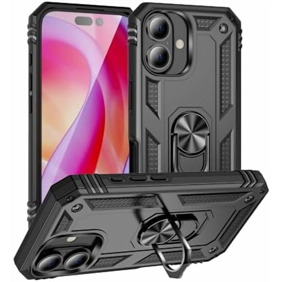 Iphone 16 Case With Stand Â Military-Grade Shockproof Dual-Layer Rugged Cover, Compatible With Iphone 16 (6.1") 9028731743271
