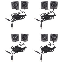 8X Wklej Monitor Zewnętrzny Dźwięk Komputera Biurkowego Dźwięk Przestrzenny Ukryty Głośnik USB DIY Głośniki Stacjonarne