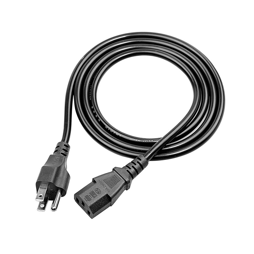 3-Prong Computer Power Cord, 3-Core Insulated Power Cable For Desktop Computers, Monitors And Office Equipment 9479868011328