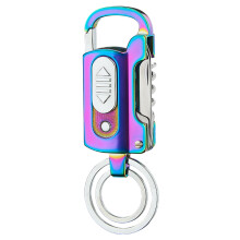 Electric Lighter, Cool Lighters USB Rechargeable Windproof Waterproof Dual Arc Plasma Lighter for Outdoor Camping,Purple