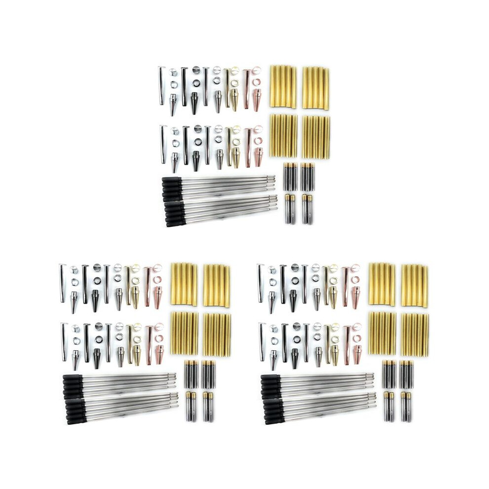 Slimline Wooden Twister Pen Set 30 Pcs, Various Finishes 7Mm Twister Pen Set 6032982451680