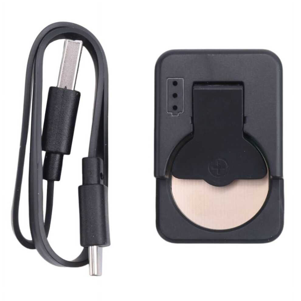 Button Battery Charger Type-C Lithium Battery Charger For Lir2032/Lir1632/Lir2025/Lir2016/Lir2032h, ,With Cable Black 9028731746326