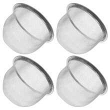 BESTONZON 4Pcs Metal Tea Infuser Insert with Evenly Distributed Holes for Tea Brewing