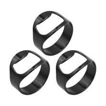 Portable Ring Bottle Opener 3 Pcs Bartender Stainless Steel The Top Beer For Bartenders Creative Bar Tool Jewelry Gift Friends