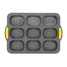 Silicone Loaf Mold, 9-Cavity, Non-Stick, Heat-Resistant, Reusable, Easy-Clean – Compatible with Standard Ovens