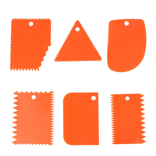 Clay Scrapers, Plastic Orange DIY Tool Clay Scraper Tool, For Soft Clay Clay