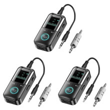 3X 5.4 Transmitter Receiver Wireless Aux Adapter for TV/Airplane/Car/HiFi/Speaker with Audio Adapter