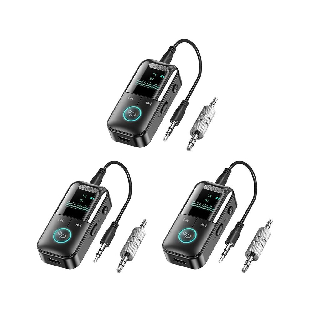 3X 5.4 Transmitter Receiver Wireless Aux Adapter For Tv/Airplane/Car/Hifi/Speaker With Audio Adapter 4712490453605