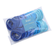 38Pcs Gradient Color Elastic Hair Ties Women Simple Seamless Soft Hair Bands Ponytail Holder Headdress Hair Accessories