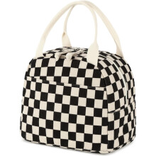 Boîte à lunch isotherme pour femme, sac à lunch fourre-tout en velours côtelé, étui isotherme étanche pour voyage, travail et pique-nique