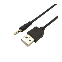 Black Car Bluetooth Audio 3.5mm AUX USB Music Adapter Cable For BMW Mini Cooper