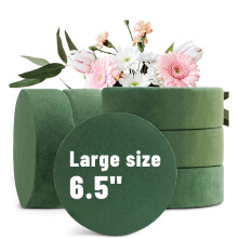 Floral Foam Blocks Round 6.5 Inch 6 Pack