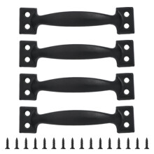 Conjunto de 4 puxadores em forma de arco para portas de garagem, armários, cercas e móveis.