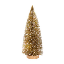 Gold Christmas Tree Desktop Decoration Plastic 25x5x5 cm