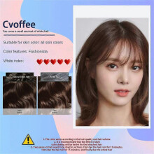 (Coffee color)Pure Plant Hair Dye Do Not Touch The Scalp Hair Products Color Hair Cream Black