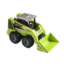 Light Grey Light Bulldozer Toy With Construction Vehicle Inertia Powered, Children’S Play Toy With Durable Build