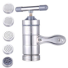 Instrument de presă manuală pentru prepararea pastelor de casă, cu manivelă, pentru bucătărie, cu opțiuni multiple de formă
