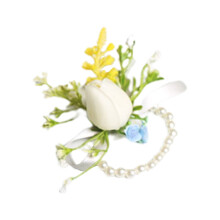 Corsage Wrist Flower Set Artificial Hand Flower And Boutonniere for Homecoming Graduation Prom Bridal Wedding Party
