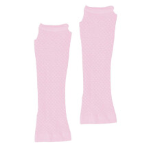 Women's Pink Fishnet Gloves, Extra Long Stretchy Punk Fingerless Gloves for Nightclub, 80s Party Costume – Compatible with All Wrist Sizes