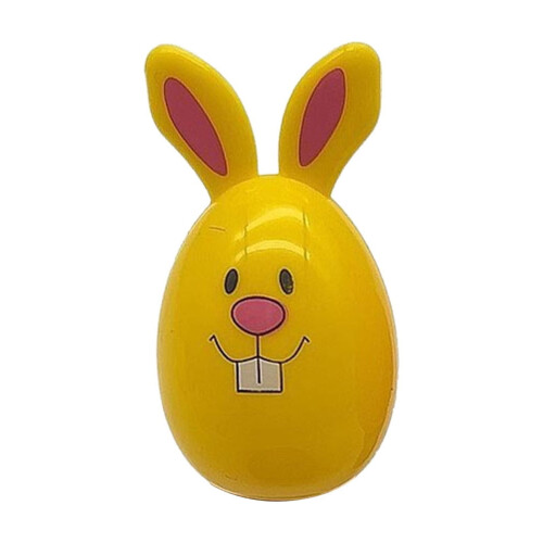 Easter Bunny Candy Box Yellow Egg Shell Set 2 pcs