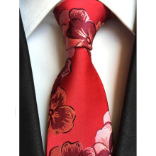 Herremode Paisley Blomster Bredt Slips Bryllupsfest Business Slips
