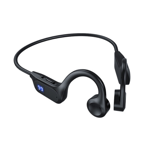 Bone Conduction Headset Black Open Ear