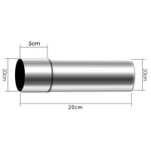 1pc Chimney Flue Liner Pipe Multi Fuel Stoves Pipe Stainless Steel For Outdoor Camping Wood Stoves Chimney 7cm 10cm