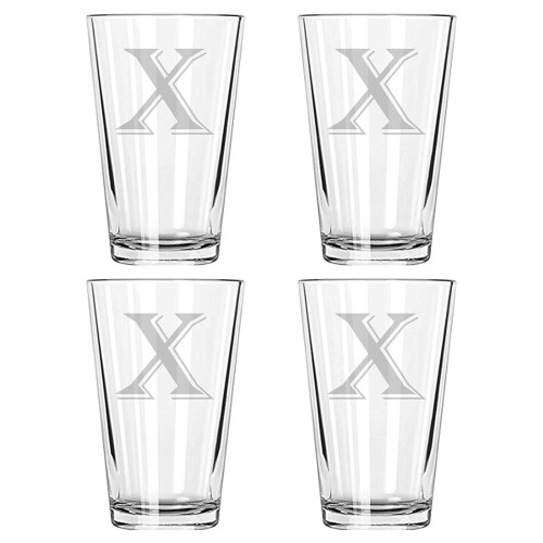 Beer Glass Set of 4 (X)