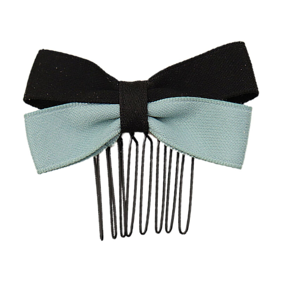 Unisex Green,Black Xinwanna Women's Hair Comb With Bow-Knot, Anti-Slip Long Teeth, For Curly/Bangs Hair Â Green & Black