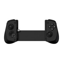 Controlador ergonómico para juegos de teléfono con botones de respuesta rápida y múltiples variantes de color.