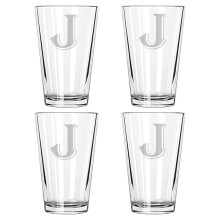Beer Glass Set of 4 (J)