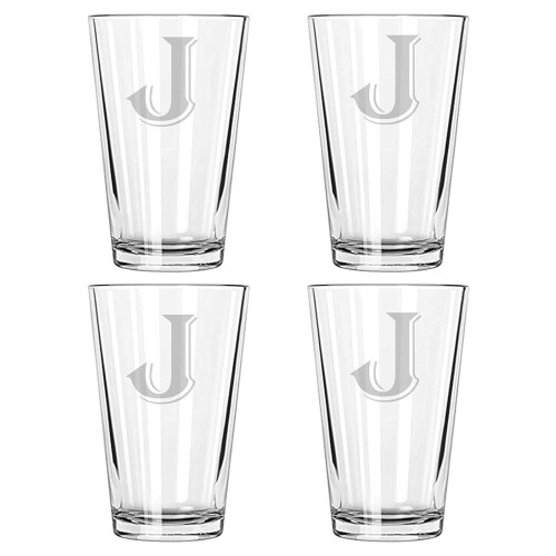 Beer Glass Set of 4 (J)